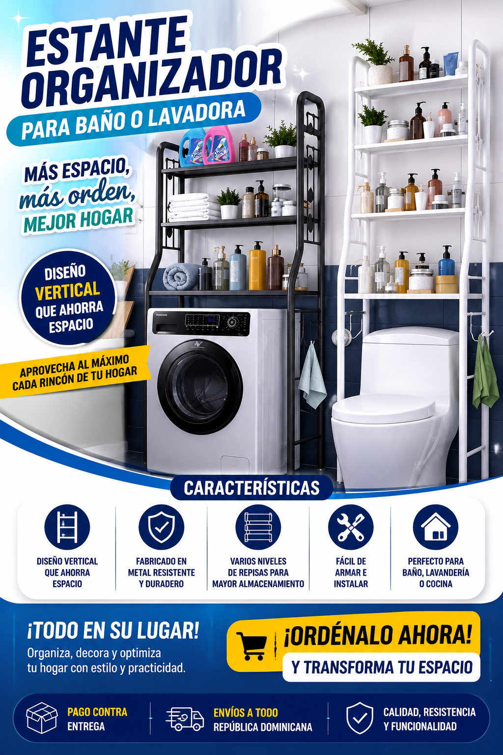 ESTANTE ORGANIZADOR BAÑOS