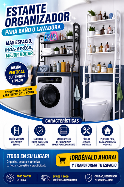 ESTANTE ORGANIZADOR BAÑOS