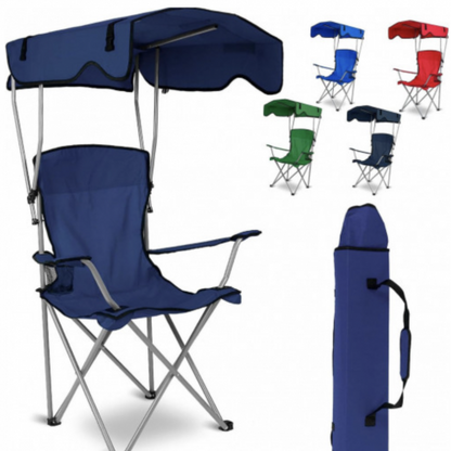 SILLA DE PLAYA CON SOMBRILLA