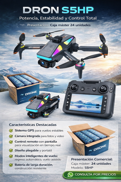 DRON S5HP – Potencia, Estabilidad y Control Total