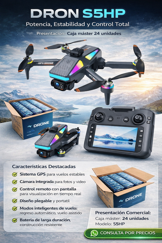 DRON S5HP – Potencia, Estabilidad y Control Total