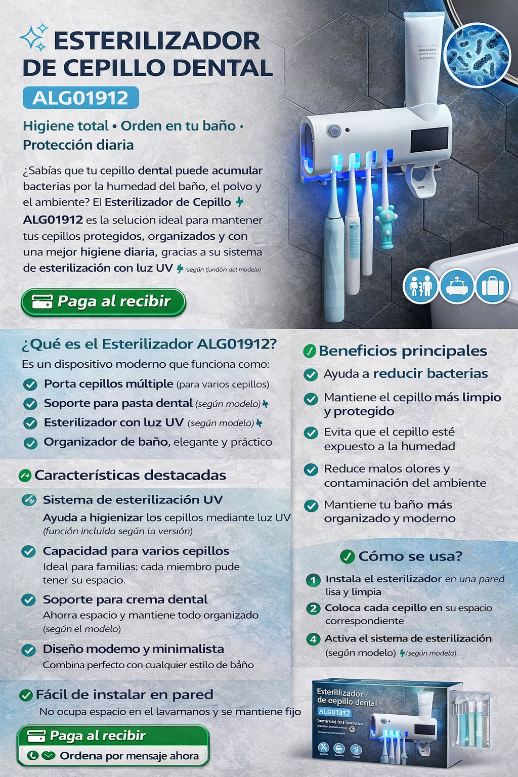ESTERILIZADOR DE CEPILLO / ALG01912