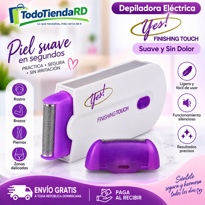 Depiladora Eléctrica Yes Finishing Touch – Suave y Sin Dolor