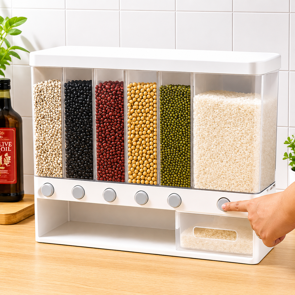 DISPENSADOR DE ALIMENTOS SECOS