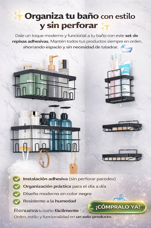 Organizador de baño