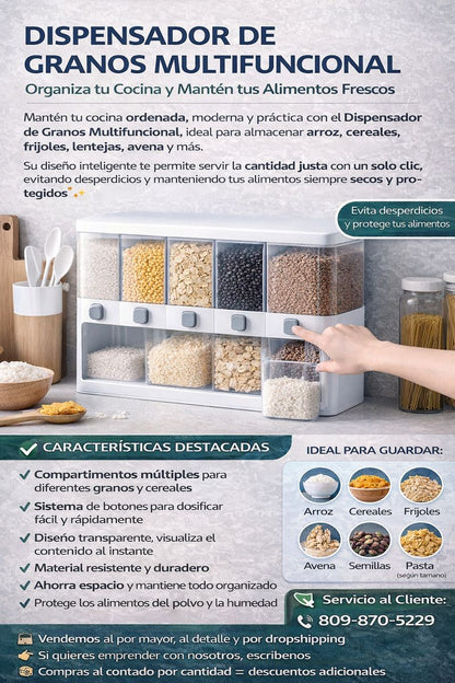 DISPENSADOR DE ALIMENTOS SECOS