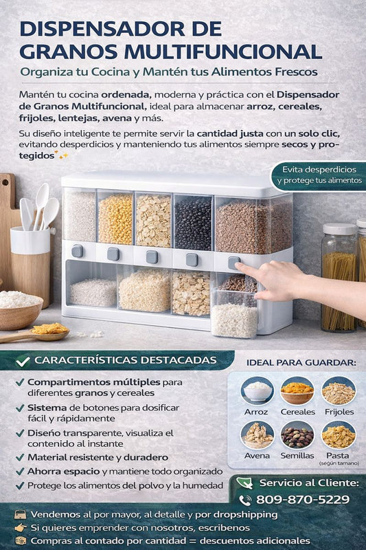 DISPENSADOR DE ALIMENTOS SECOS