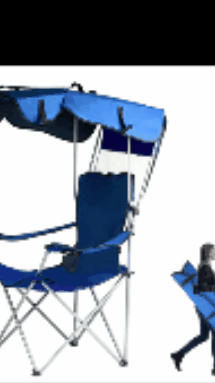 SILLA DE PLAYA CON SOMBRILLA