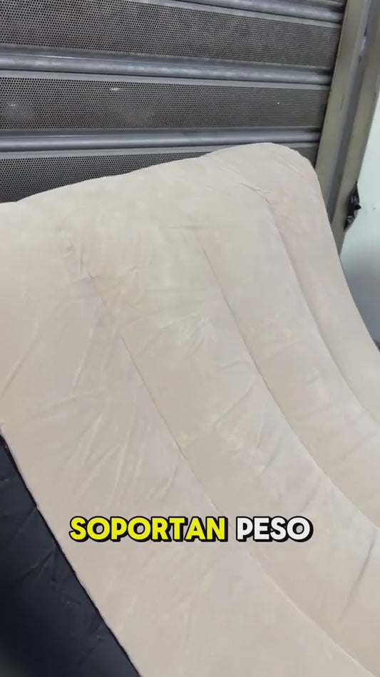 SOFÁ INFLABLE ERGONÓMICO DE LUJO