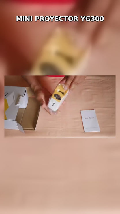Mini Proyector Portátil YG300 – Cine en Casa